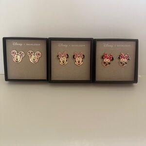 Disney x BaubleBar Minnie and Mickey Mouse Earrings Set